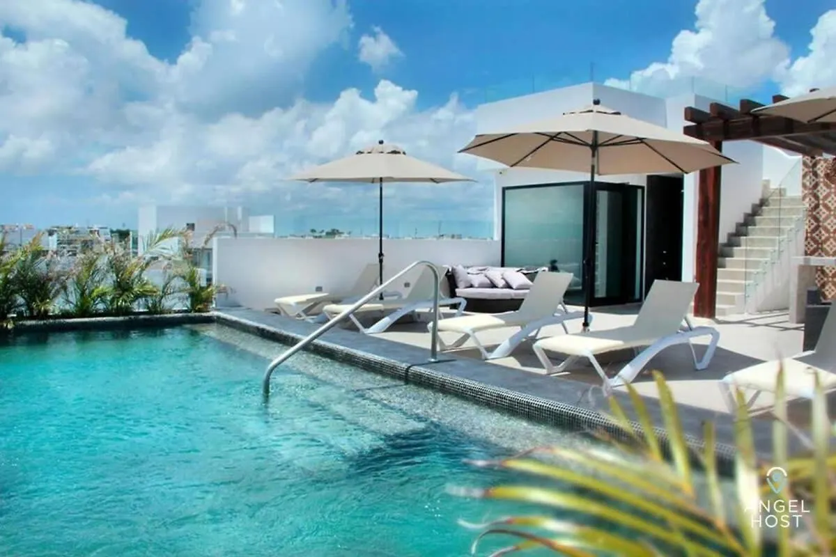 Studio On 5Th, Pvt Balcony, Oceanview Roof Pool Playa del Carmen 0*,