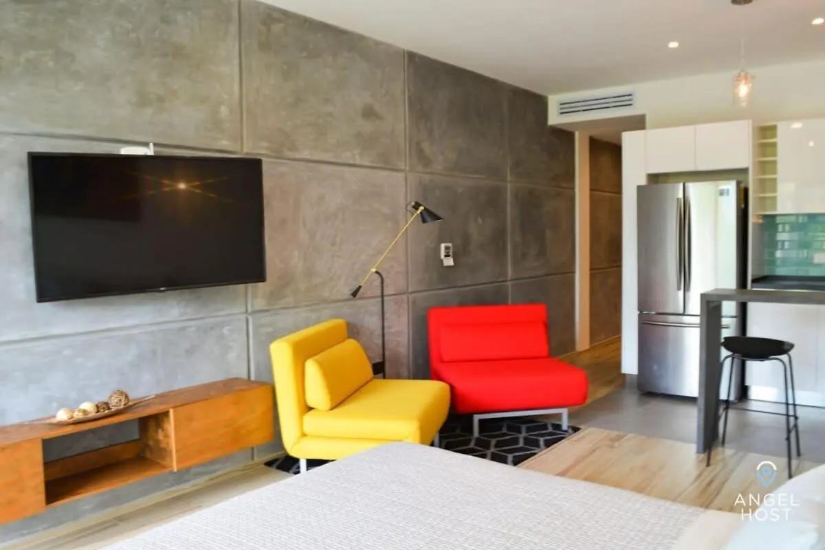 Studio On 5Th, Pvt Balcony, Oceanview Roof Pool Playa del Carmen 0*,